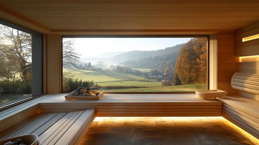 Sauna Blick Natur